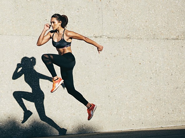 Woman exercising